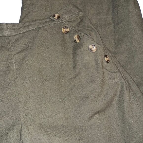 American Eagle Women Elastic Waist Structured Pleated Shorts Size Large - Picture 3 of 8